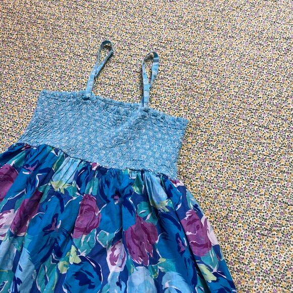 CHILDREN'S  PLACE FLORAL HALTER DRESS GIRLS SIZE 7/8 - Picture 3 of 4